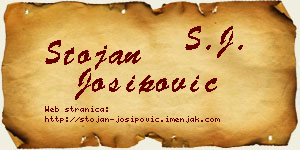 Stojan Josipović vizit kartica